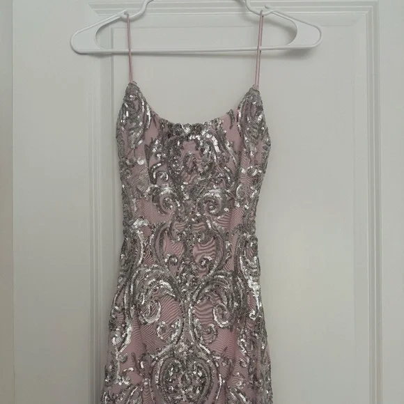 Windsor Sequin Mesh Bodycon Dress - Picture 3 of 7